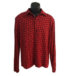Diane Von Furstenberg Men's Silk Shirt - Size M